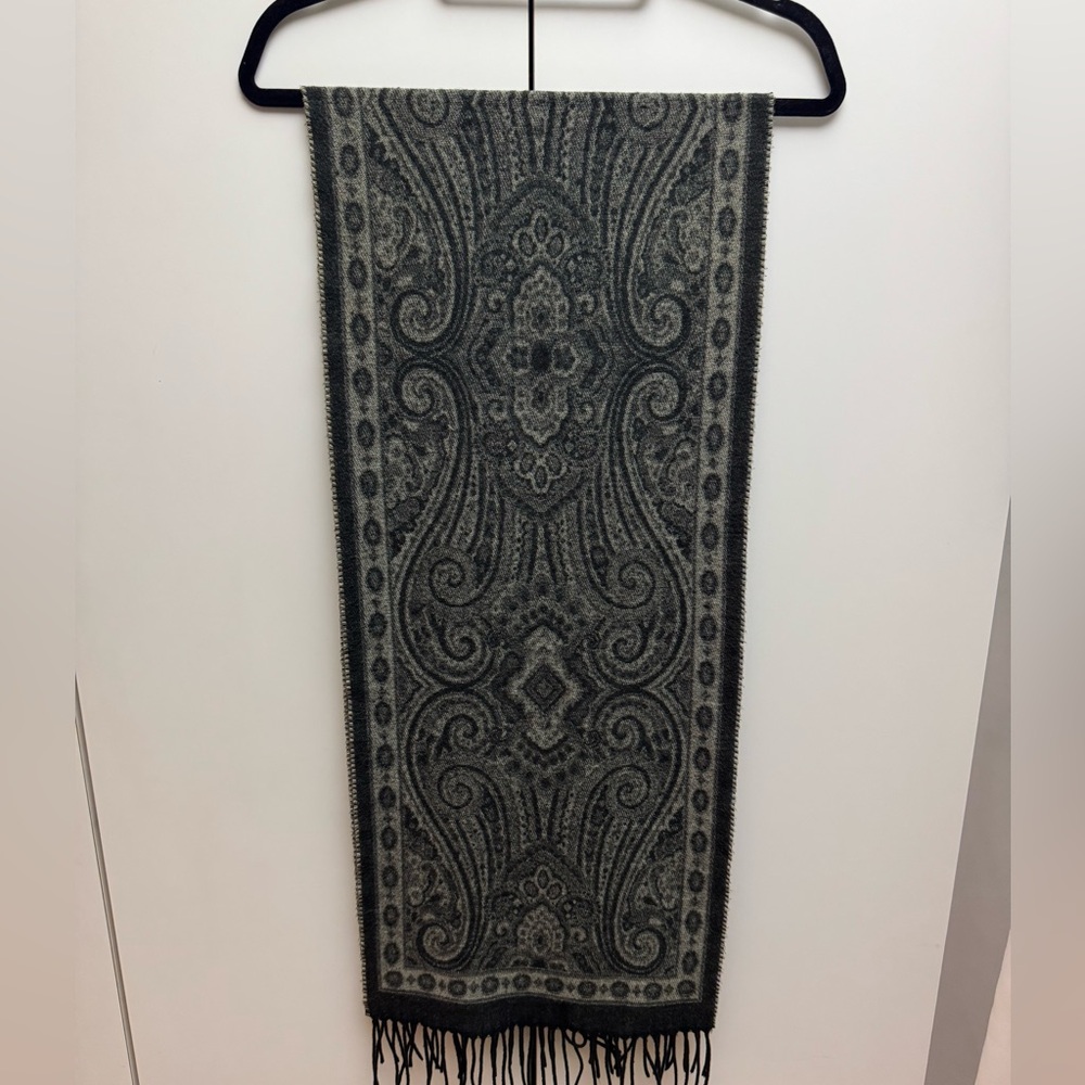 V. FRAAS Scarf, SOFT CashMink, Grey/Black
